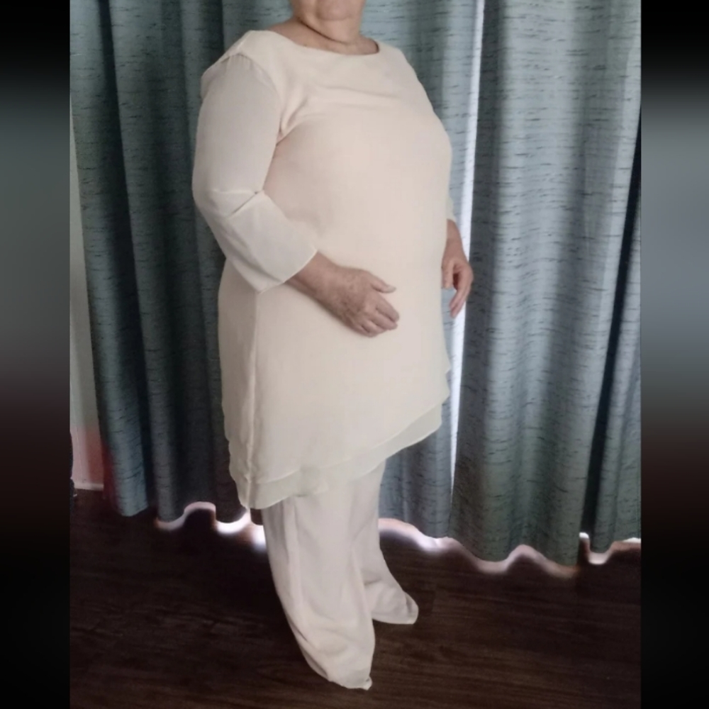 Formal plus size pantsuit